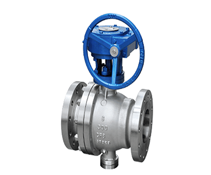 蜗轮法兰固定式球阀2