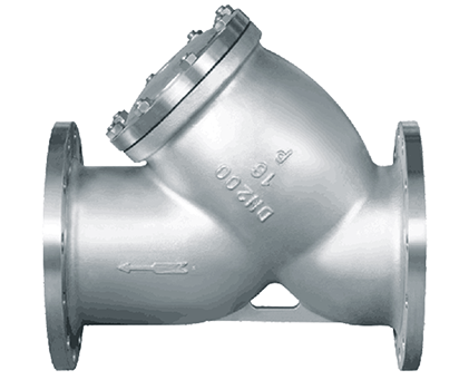 不锈钢Y型法兰过滤器