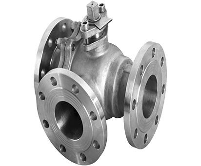 三通法兰球阀